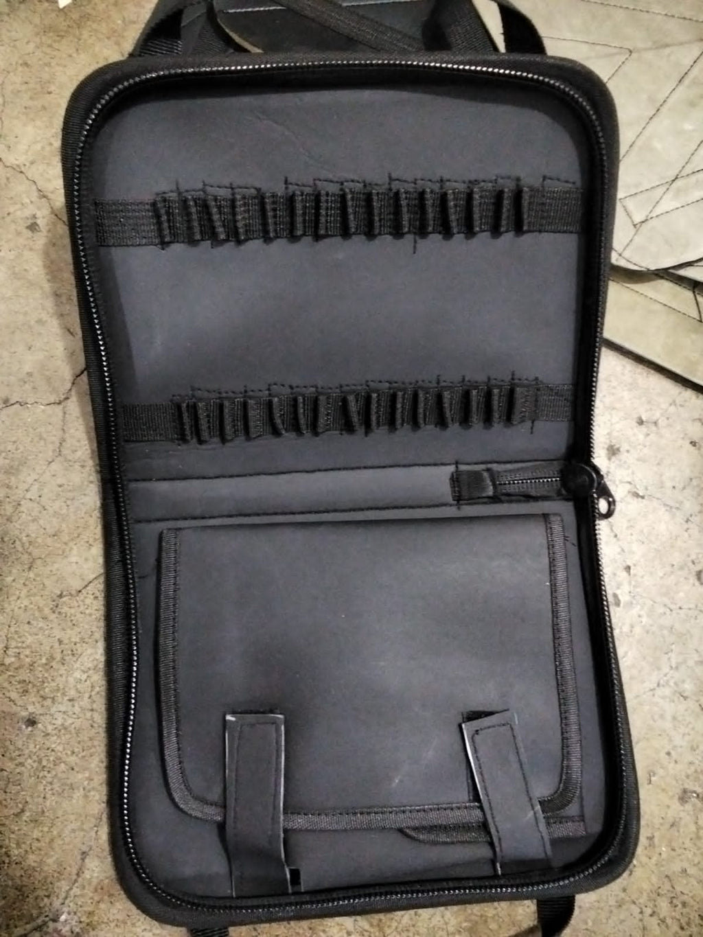 Tactical Hard Shell Pistol Carry Case with Multi Holders & Secure Zip Lock
