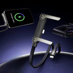 240W 2-in-1 USB-C Fast Charging Cable With Foldable Bracket | Type-C Data Cable & Desktop Holder