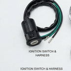 Switch Kit for Honda CG125 Computer Key 3 in 1 Set – Ignition Switch, Tank Cap & Side Lock (Single Key Operated)
