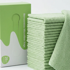 Microfiber Cleaning Cloths Pack Of 20 Multi Purpose Durable Soft And Reusable Cleaning Towels (Random Colour)