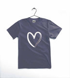 Heart Printed Kids T-Shirt – Soft Cotton Casual Tee for Toddlers & Kids