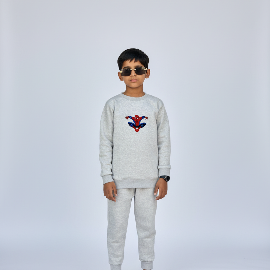 Kids Fleece Tracksuit | Sweatshirt & Pajama Set for Baby Boys – Warm, Comfy Winter Outfit for Daily Wear FOR BABY AND KIDS