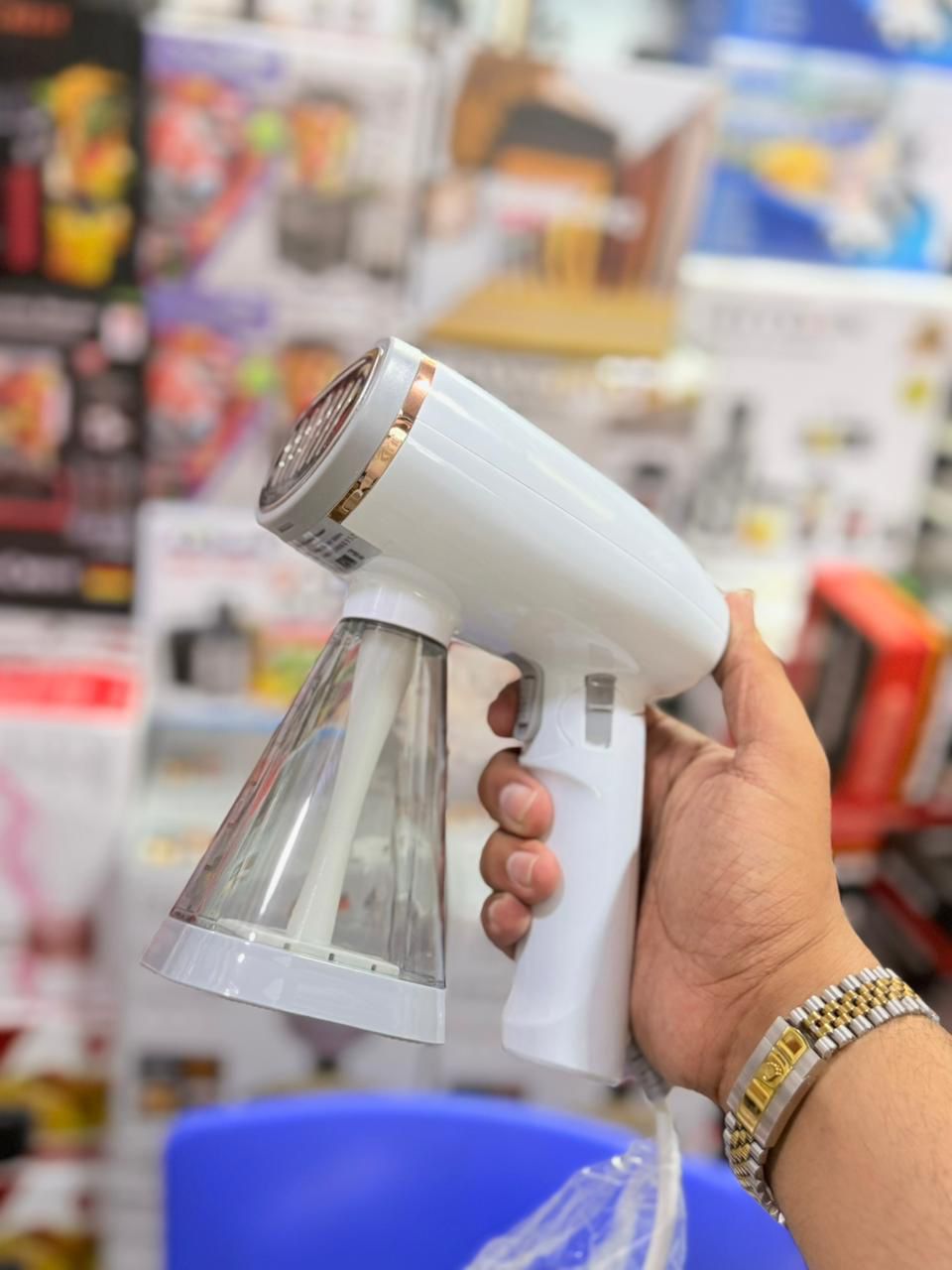 RAF Handheld Garment Steamer Iron 240ML Foldable Portable Steam Iron for Clothes R.1326