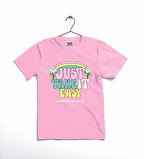 JUST TAKE IT EASY Printed T-Shirt | Cotton Jersey | Casual Wear | Comfortable & Stylish