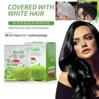 Apple Ammonia-Free Black Hair Shampoo (30ml x 10 Sachets)