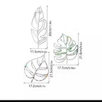 Maple Leaf Acrylic Mirror Wall Decorations | Elegant Modern Wall Art Stickers & Decals For Home & Office