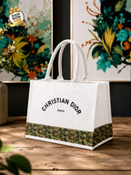Stylish Canvas Tote Bags Collection Set Featuring Five Distinct Colors And Elegant Typography For Modern Fashion