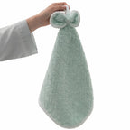 Royal Bow Hanging Napkin Towel – Super Absorbent Microfiber Hand Towel with Loop