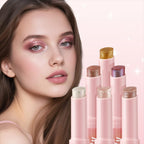 2 In 1 Jelly Shiny Shimmering Eyeshadow Stick | Long Lasting Glow Makeup Stick