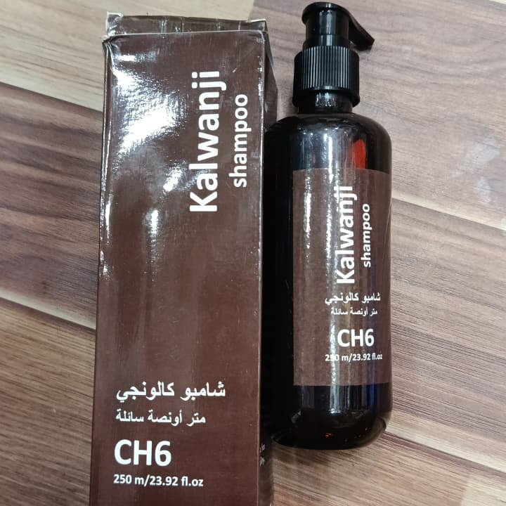 Kalwanji CH6 Black Seed Revitalizing Shampoo –250ml Nutrient-Rich Formula for Hair Strength & Shine