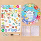 My Alphabet Busy Book – Interactive Learning Kit for Kids with Magnetic Letters & Activity Pages