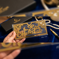 Acrylic Eid Mubarak Eidi Envelope / Eidi Box for Cash Gifts – Premium Festive Money Holder (Random Design)