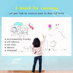 Artisan - Dry Erase Whiteboard Sticker Vinyl Sticker, Self-adhesive &amp; reusable White Board Peel Stick for School,Office,Home,Kids Drawing with 2 erasable markers(good quality )