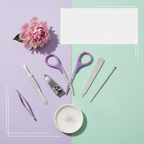 5 Piece Spa Manicure Set – Compact Travel Nail Care Kit with Custom Branding Options