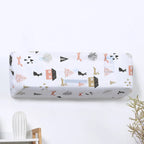 Ac Protective Dust Cover  Cute Cartoon Printing Dust Cover for air condition (Random design &amp; Color)1 ton