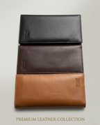 Premium Genuine Leather Long Wallet For Men & Women – 12 Card Slots | Mobile Pocket | Stylish Long Purse