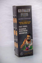 GLOWRY PLUS Extra Power Mud Mask for Men | Deep Pore Cleanser & Oil Control Face Mask | Natural Skin Brightening & Cooling Mud Mask