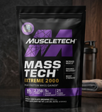 Muscletech Mass Tech Xtreme 2000 Mass Gainer Powder – 2.03 lbs High-Calorie Muscle Builder Supplement