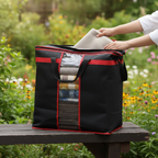 Large Storage Bag Organizers – Heavy-Duty Clothes & Blanket Storage Solution | Foldable, Spacious, Durable