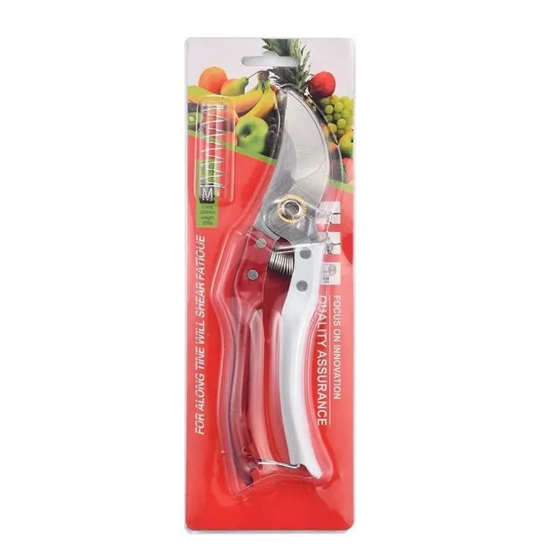 High Carbon Steel Pruning Shears Cutter – Stainless Steel Gardening Scissor for Plant & Branch Cutting