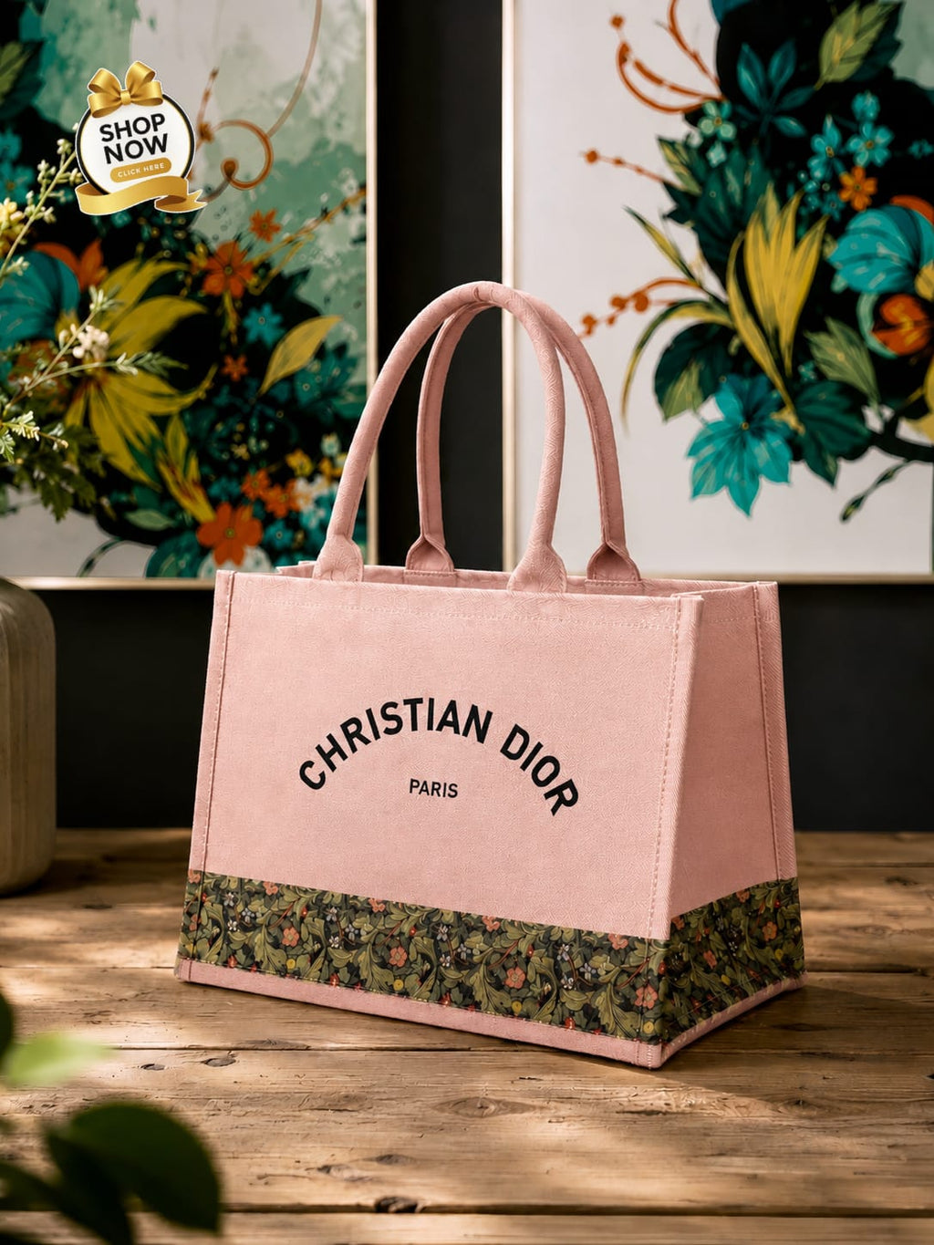 Stylish Canvas Tote Bags Collection Set Featuring Five Distinct Colors And Elegant Typography For Modern Fashion
