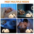 Cute Panda Night Light Silicone Soft Lamp Portable And Child Safe Bedside Light  Reliable Performance And Everyday Lighting Support