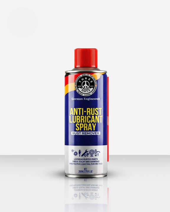 Three Guys Anti-Rust Lubricant Spray – Penetrating Oil Rust Remover And Multi-Purpose De-Rust Spray German Engineered
