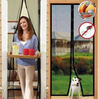 Premium Quality Mosquito Magic Mesh Set With 20 Wood Tacks 12 Hocks And 2 Mesh Panels 83x19.5 Inches