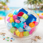 10PCS Reusable Ice Cubes – Random Shapes Multi-Color Collection