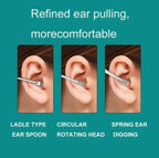 Pack off 6  Ear Pick with Storage Bag Dig Ear Wax Remover Cleaner Care Portable Travel Kit Cleaner Spoon
