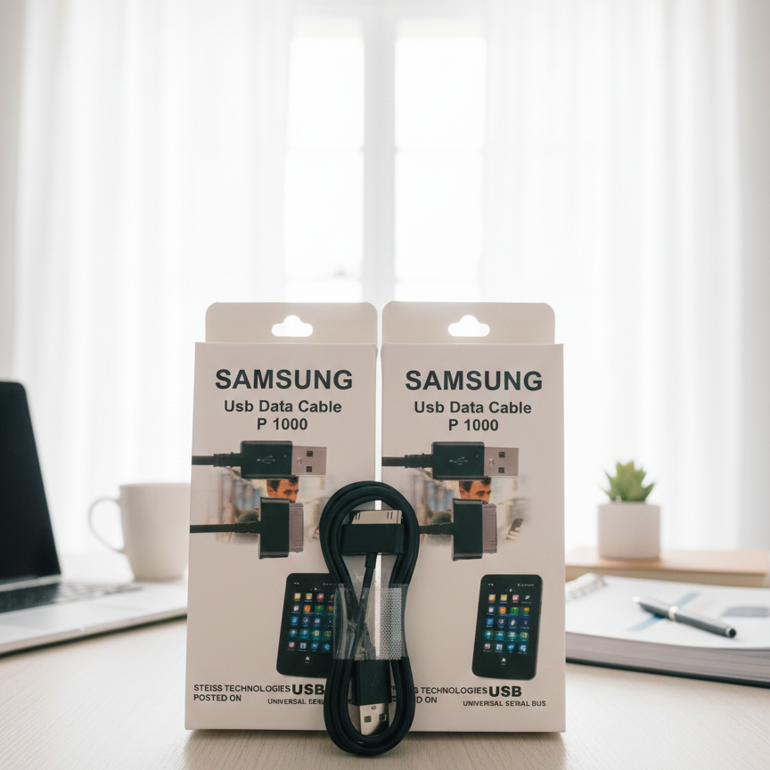 Samsung Usb Data Cable P 1000 Durable Quality Reliable Utility Easy Connectivity