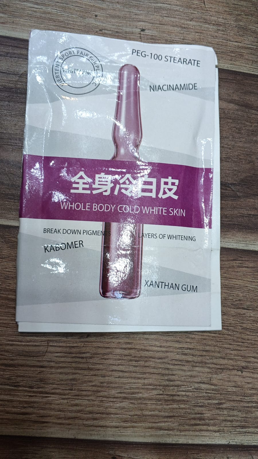 Whole Body Cold White Skin Brightening Serum – Advanced Niacinamide Formula for Radiant Skin