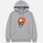 New Summer Collection Full Grey Hoodie ghost Printed For Men And Boys