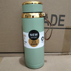 Matte Stainless Steel Bottle Leak Proof Durable Hot Cold Water Bottle For Office Gym Travel