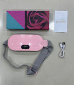 Heating Pad women Period Pain Cramp Relief Belt -Portable Menstrual Heating Pad, Heated Belly Belt for Menstrual Cramp Relief with 3 Heat Levels and 4 Modes, Electric Belt Massage for Women and Girls - Electric Massager Machine for Women
