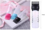 Hair Oil Comb Applicator Bottle with Graduated Scale – Professional Hair Coloring, Oiling & Scalp Treatment Tool ~ Random Color (1Pc)