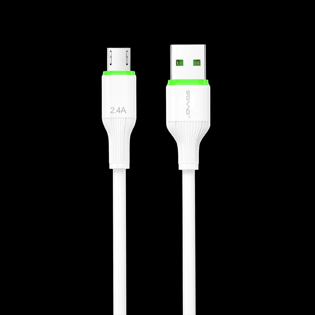 SOVO Fast Charging Micro USB Cable for Android Phones – High Speed Data Sync & Durable Charging Wire