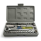 Aiwa 40 PCS Combination Socket Wrench Set – Complete Mechanical Tool Kit for Home, Garage & Automotive Repair
