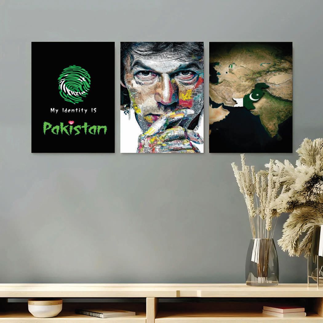 Set of 3 Premium Wall Art Photo Tiles – Modern Home Decor Sets 8x11