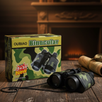 Kid’s Explorer Binoculars – 8x30 Optical Lens for Fun Learning & Outdoor Exploration | Portable, Kid-Friendly Mini Binoculars for Nature Trips, Bird Watching, Games & Travel Adventures