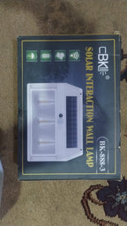Solar Interaction Wall Lamp Outdoor Motion Sensor Light Solar Powered LED Wall Light Waterproof