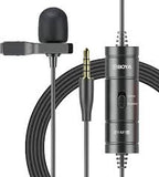 Boya BY M1 Professional Lavalier Lapel Microphone 3.5mm Clip On Mic For Android Smartphone DSLR Camera PC Audio Video Recording