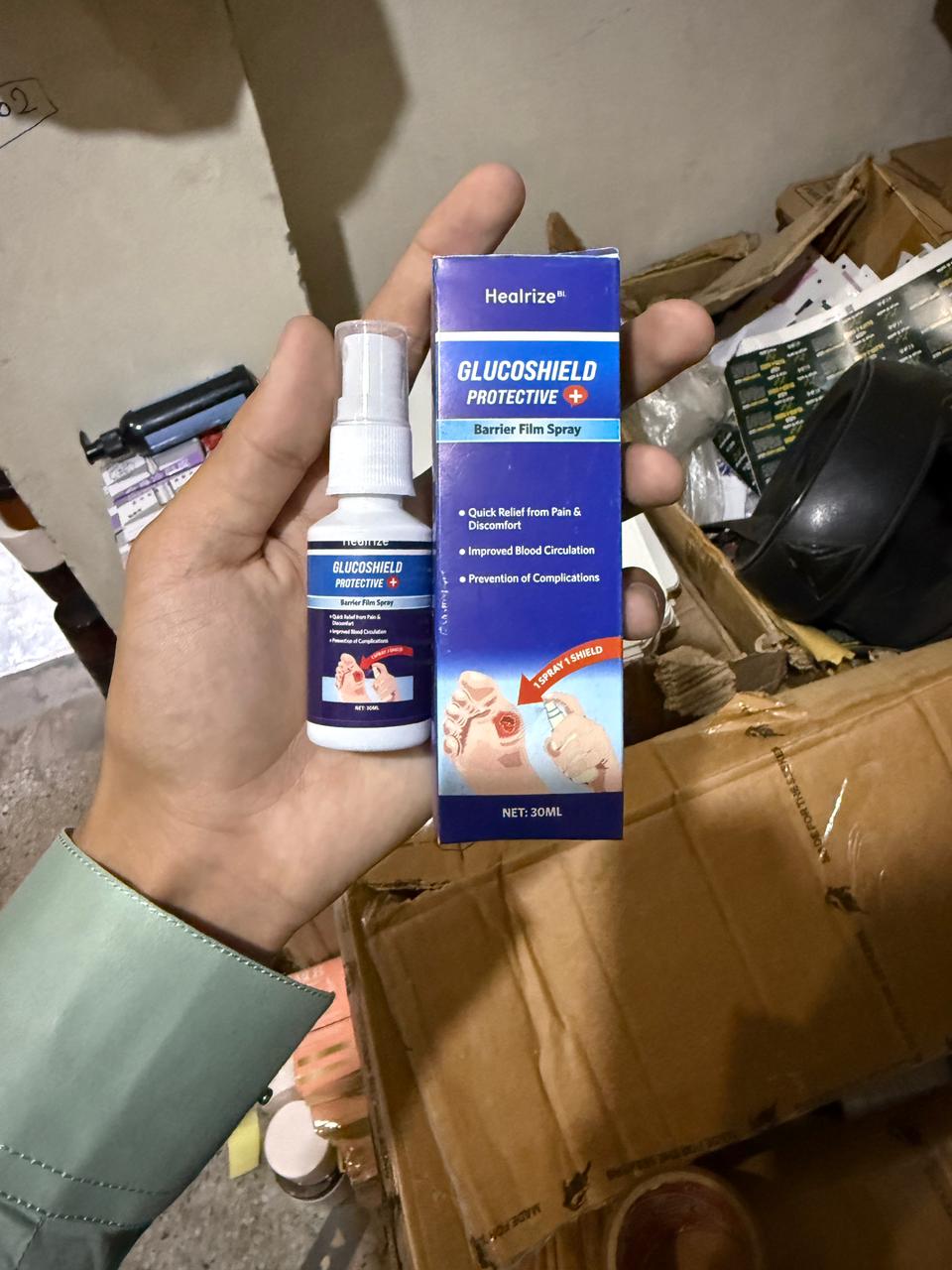 GlucoDerm Barrier Spray For Wound Healing And Skin Restoration | 30ml