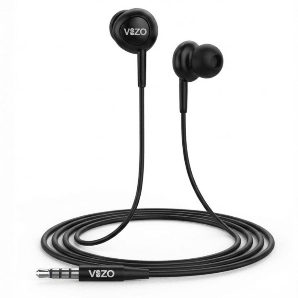 VR9 Micro – Premium Wired Earphones with Dual IC Mic | Best Quality Hands-Free | Headphone | Hands-Free For Mobile Phone | Android Vr9 Micro Hands-Free