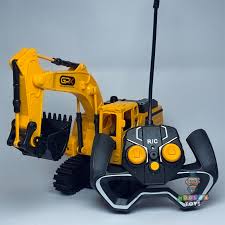 Remote Control Excavator Toy Kids Construction Vehicle RC Truck Fun Outdoor And Indoor Play