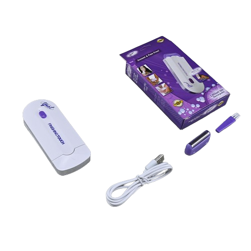 Women’s Electric Hair Remover with Advanced Sensa-Light Technology &amp; Built-in LED Light | Safe &amp; Painless Shaver for Face, Arms, Armpits, Legs &amp; Full Body | Portable Lipstick-Design Razor, Washable Head, Gentle on Skin, Battery Operated