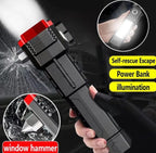 High-power Led Flashlight Rechargeable And Multifunctional For Your Lighting Needs (random Color)