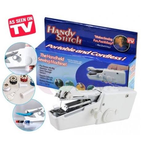 Handy Stitch Portable Cordless Sewing Machine | Quick Fabric Repairs & Easy Stitching Tool