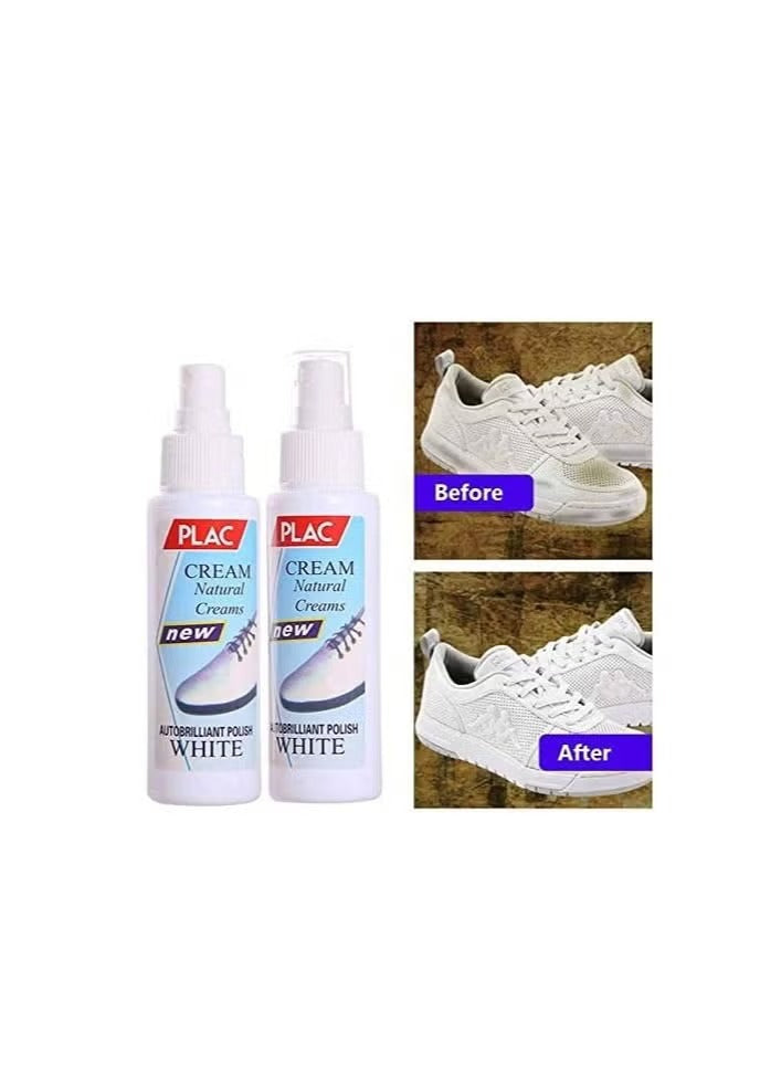 PLAC White Shoe Polish Spray – Magic Instant Cleaner for White Shoes (250ml)