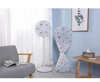 Decorative Fan Cover with Colorful Pattern Design – Dust Protection &amp; Stylish Room Accent